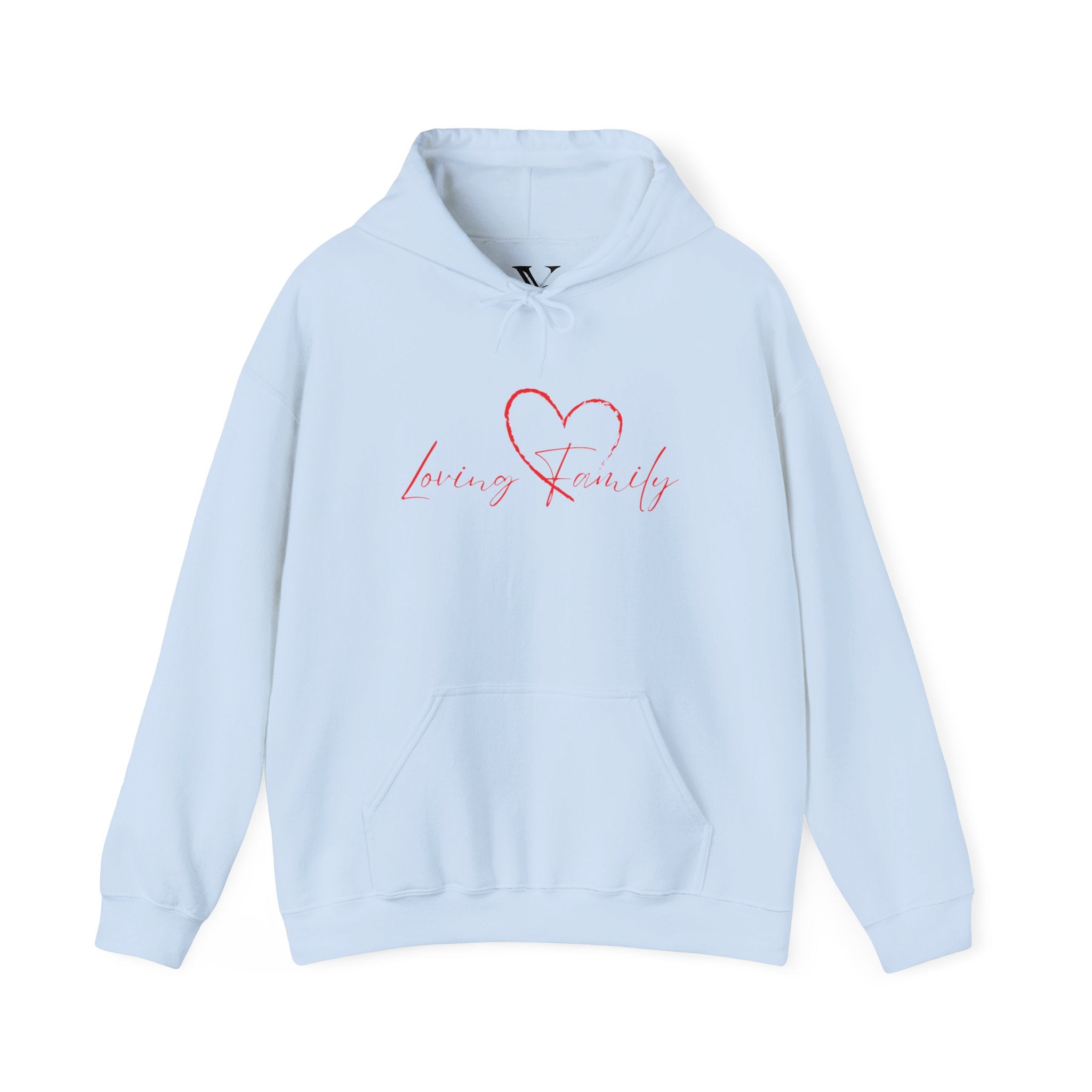 Loving Family Heart Hoodie – Script Scripted Love Family Pullover