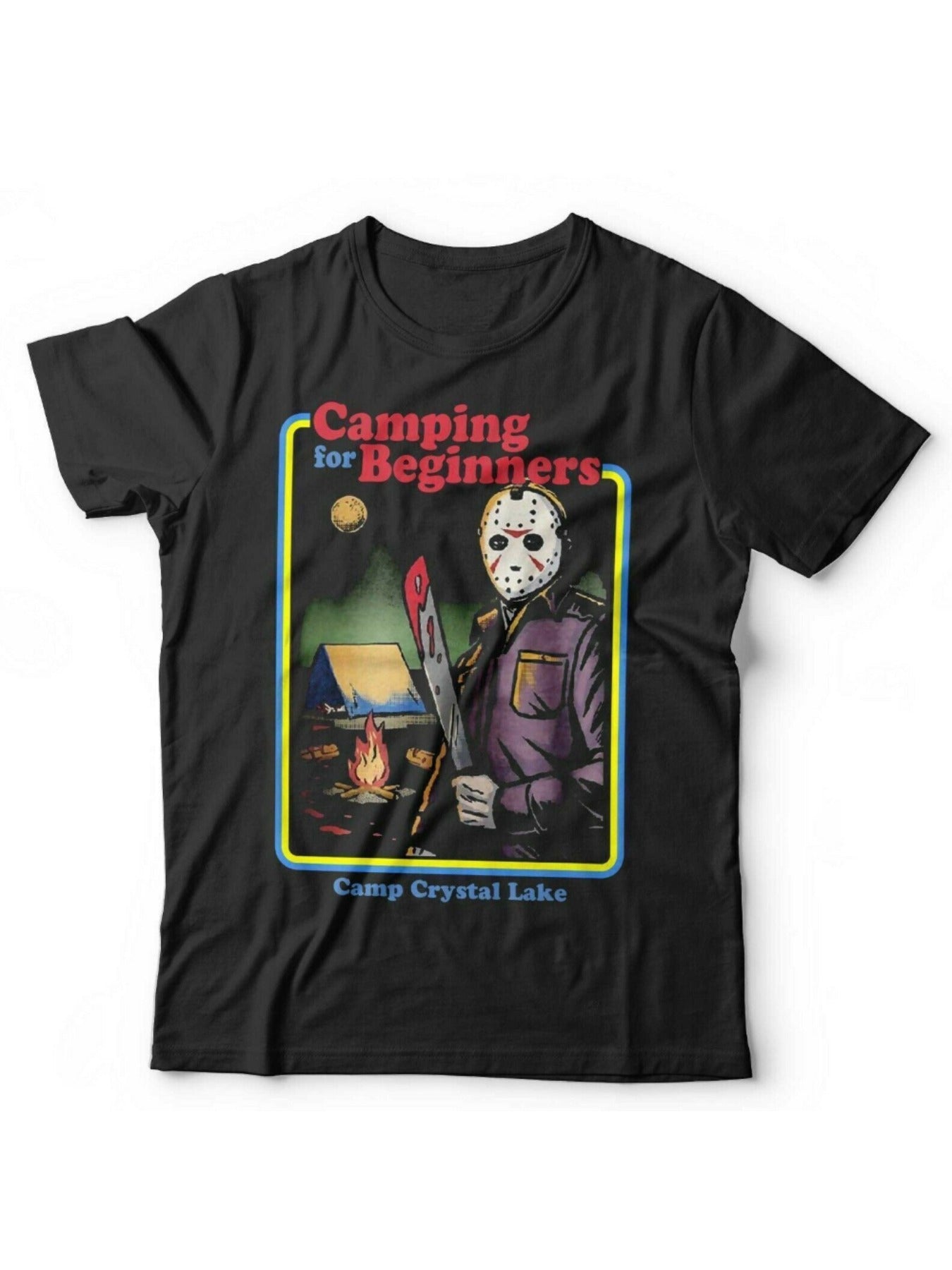 Camping For Beginners Tshirt Unisex & Kids Friday 13th Jason Halloween Funny