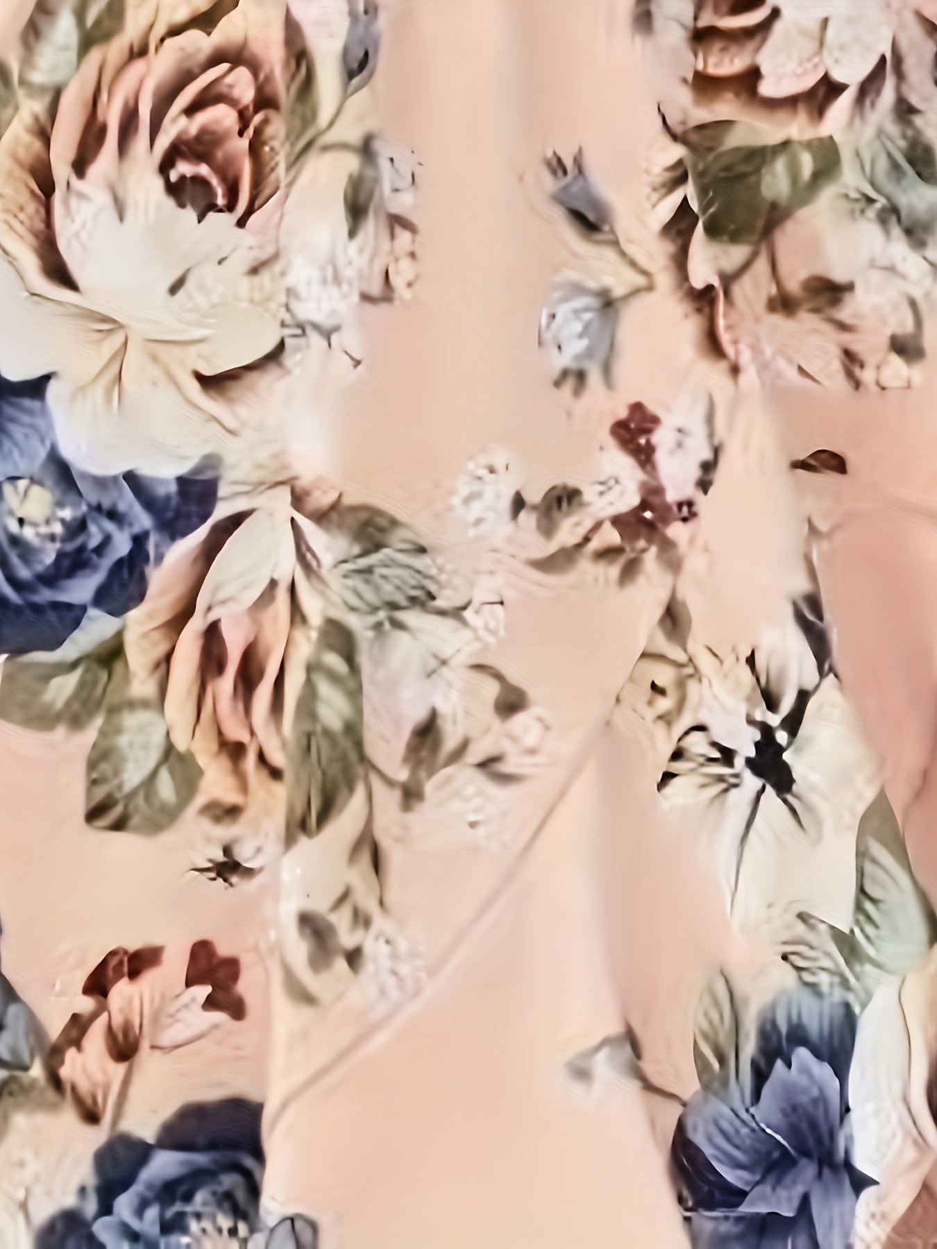 1pc Women'S Elegant Floral Print Ruffle Dress, 100% Polyester Strapless Fit and Flare Summer Dress with Woven Detail for Adult