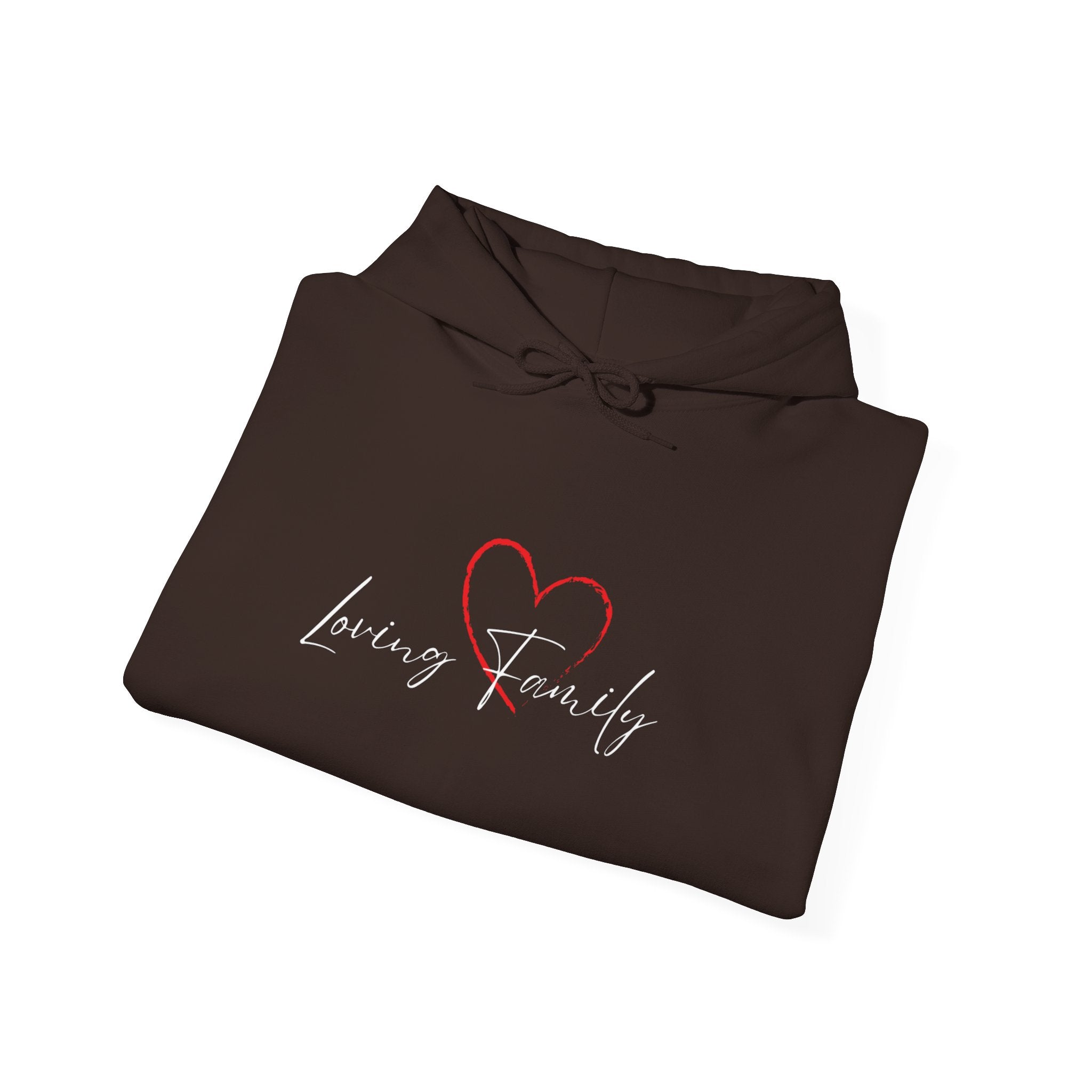 Loving Family Heart Hoodie – Script Scripted Love Family Pullover
