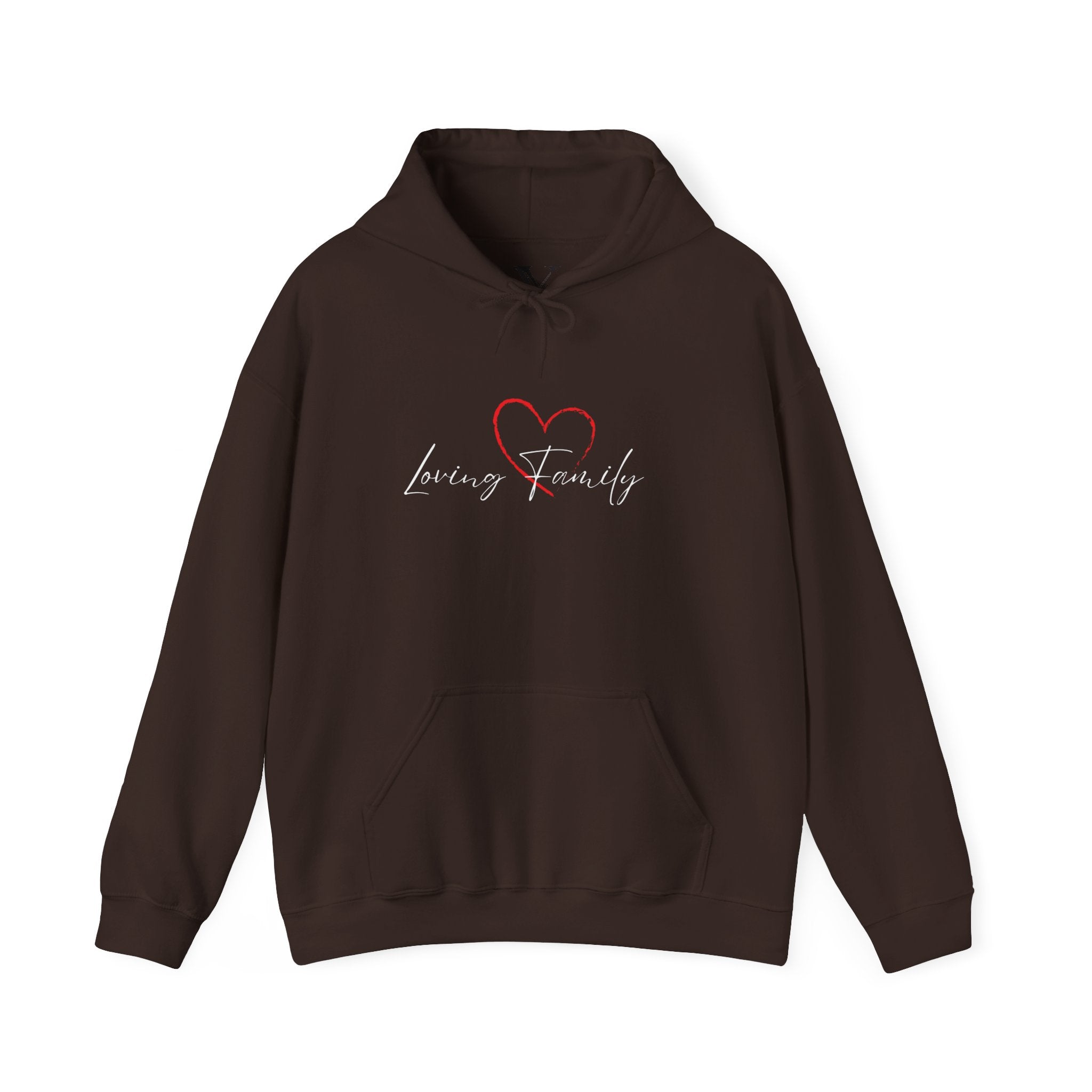 Loving Family Heart Hoodie – Script Scripted Love Family Pullover