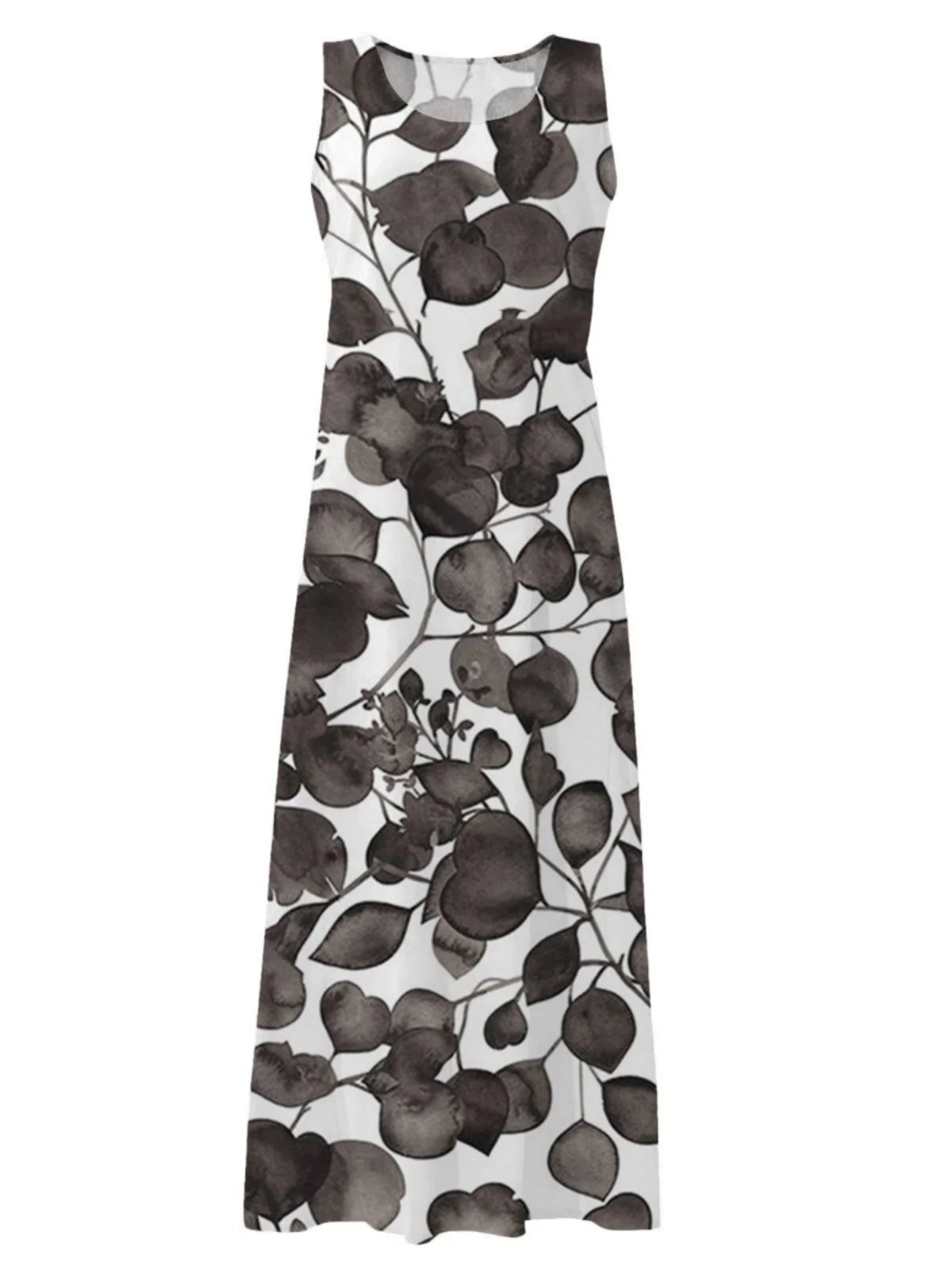 Long Printed Pullover Tank Dr Street Sle Svel Summer Evening Gown mid Waist Other Material 00% Other Pattern