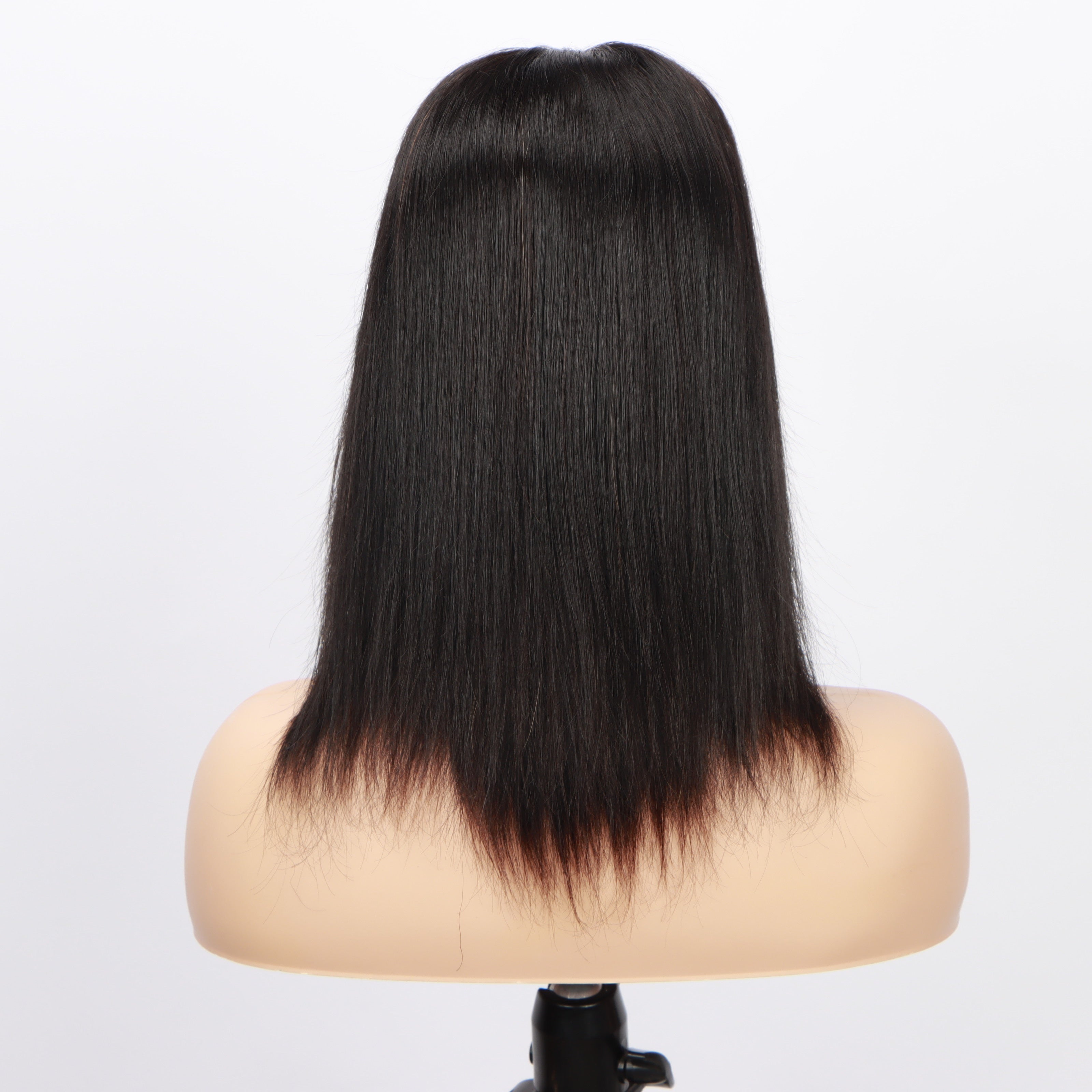Glueless Wigs Human Hair Lace Frontal Wig Brazilian Straight Human Hair Wig HD 4X4 Lace Front Wig Ready To Wear 150% Density