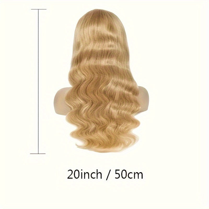 Honey Blonde Human Hair Wig 27# Honey Blonde Wig Highlight Ombre Blonde 13x6 HD Lace Front Wigs Human Hair 13*6 Honey Blonde Lace Front Wig Colored Body Wave Pre Plucked Baby Hair Glueless For Women Daily & Party