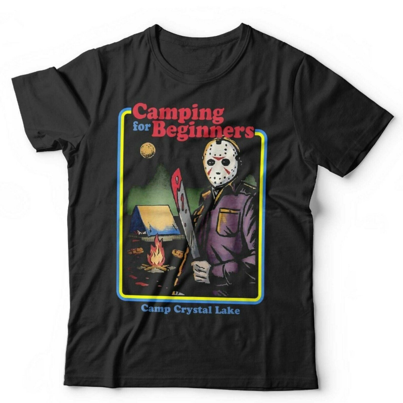 Camping For Beginners Tshirt Unisex & Kids Friday 13th Jason Halloween Funny