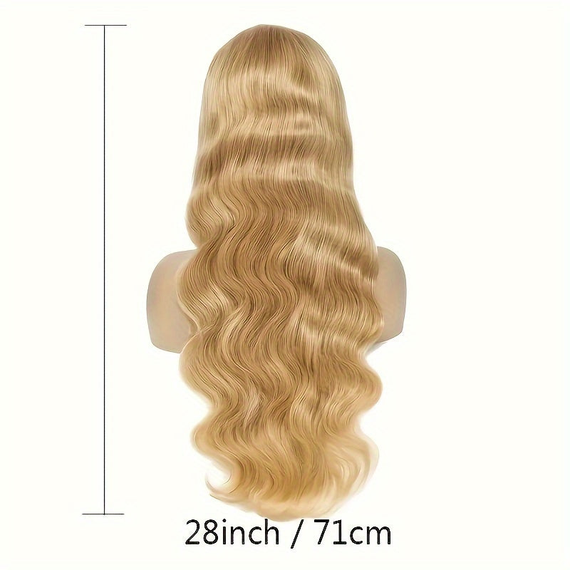 Honey Blonde Human Hair Wig 27# Honey Blonde Wig Highlight Ombre Blonde 13x6 HD Lace Front Wigs Human Hair 13*6 Honey Blonde Lace Front Wig Colored Body Wave Pre Plucked Baby Hair Glueless For Women Daily & Party